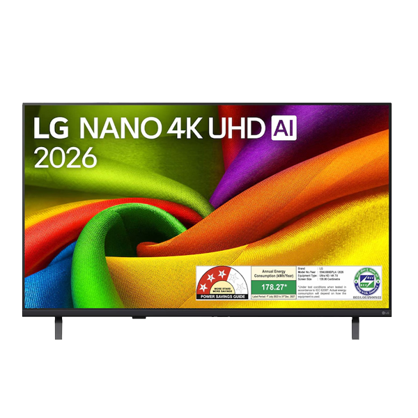 LG 139 cm (55) NANO 4K UHD TV with α7 AI Processor 4K Gen9, with HDR10 Pro (55NU880B)