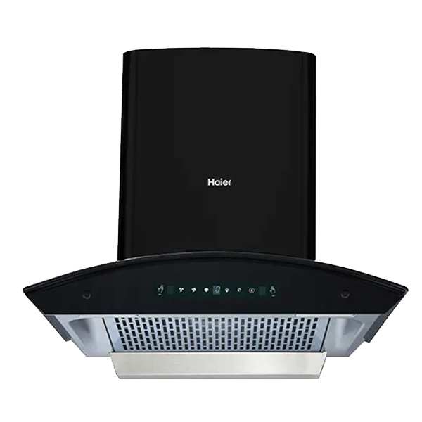 Haier Auto Clean Wall Mounted Black 1200 CMH Chimney (HIHG60HMNE)