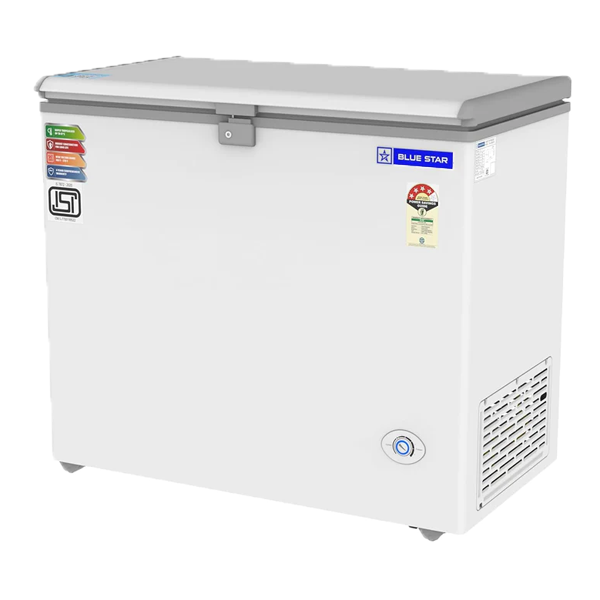 Blue Star 215 Litres 4 Star Single Door Chest Freezer ,White(CF4230NEYW)