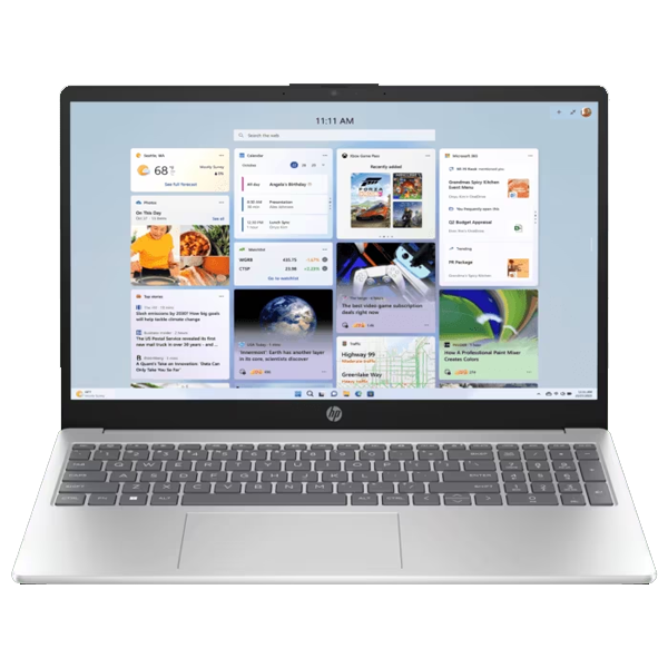 HP 39.6 cm (15.6) 15 Intel Core Ultra 5 125H 24GB DDR5, 1TB SSD FHD, Win11, Silver Laptop (HP15FD1458TU)