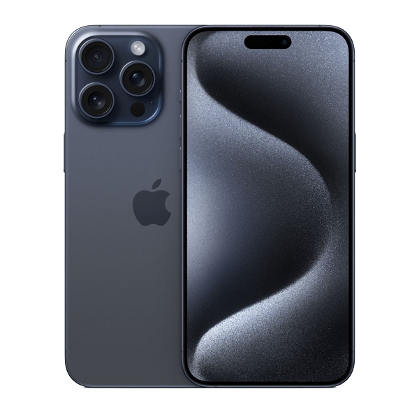 Apple iPhone 15 Pro Max (256GB, Blue Titanium, IP15PROMX256BLUMU7A3)