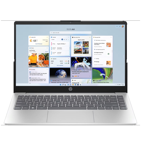 HP 35.6 cm (14) 13th Gen Intel Core i5-1334U Laptop (16GB DDR4,512GB SSD, Silver, HP14EP0340TUCI5)
