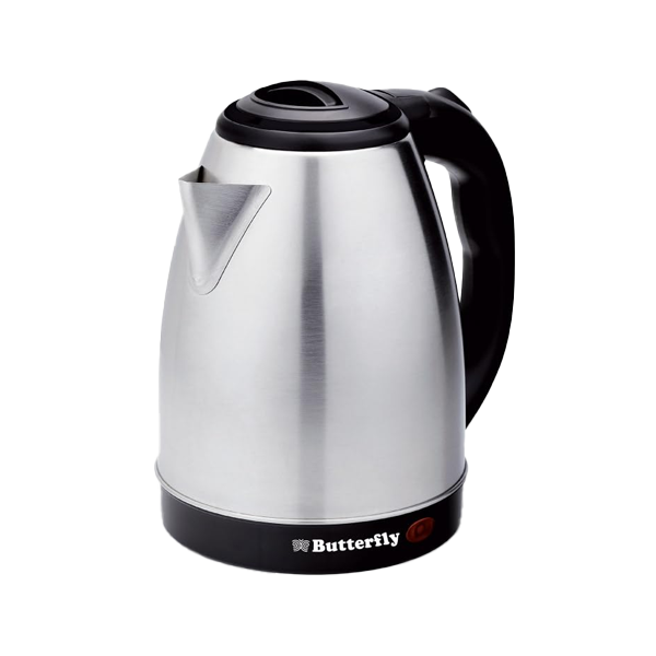 Butterfly Evo Pro 1.5L Electric Kettle | 1350 W | 360 degree Swivel Power Base | Auto Shut Off (1.5LEVOPRO1350W)
