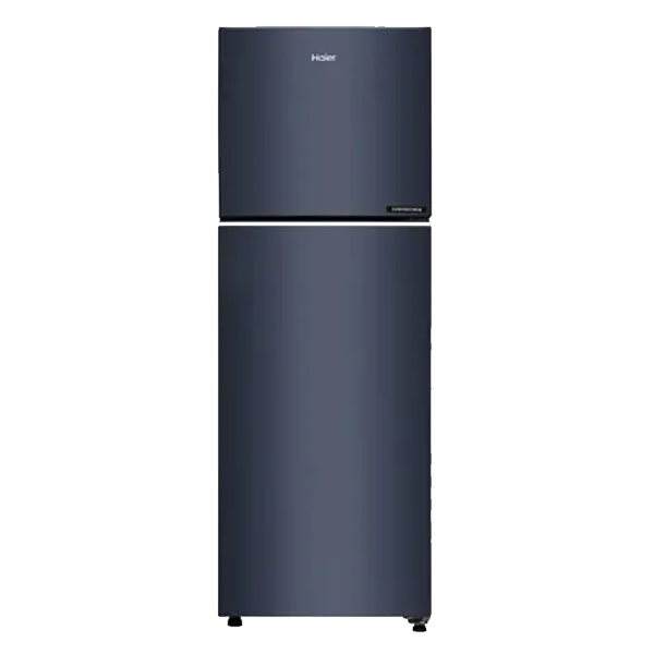 Haier 268L Frost Free Double Door Refrigerator Flat Door Graphite Black 2 Star (HRF3182IBGKA)
