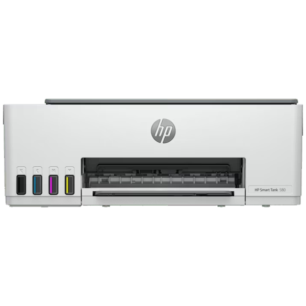 HP Smart Tank 580 All in One Wi-Fi Inkjet Printer with Auto On-Off Technology (Low-on-Ink Sensors, HP580AIOSMARTTANK)
