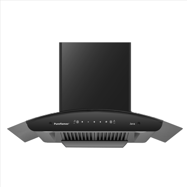 Pureflames Java 90cm Chimney (Black, JAVA90)