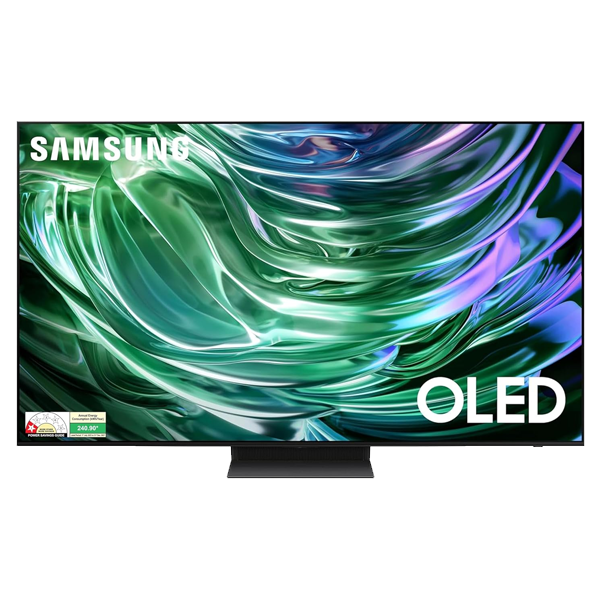 SAMSUNG 140 cm (55 inch) 1 Star OLED 4K Ultra HD Smart Tizen TV (QA55S90H)