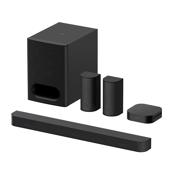 Sony Bravia Theatre System 6 Real 5.1ch 1000W,Dolby Atmos/DTS:X Soundbar Home Theatre with Powerful subwoofer & Wireless Rear Speakers (HTS60)