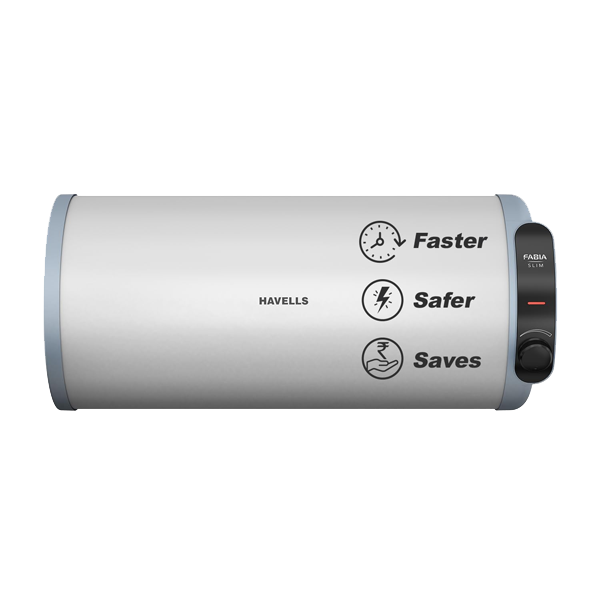 Havells Fabia Slim 15L Horizontal Right Storage Water Heater (15LFABIASLIM)