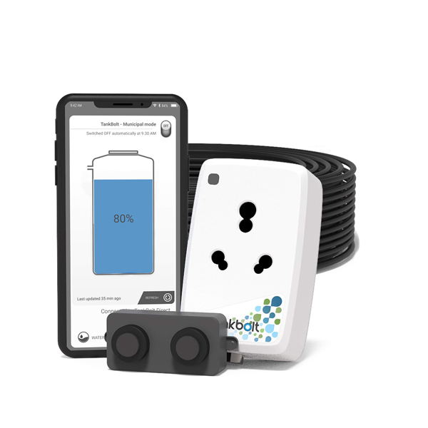 OAKTER Tankbolt Automatic Water Level Controller and Indicator with Mobile App (OAKTANBOLTV2)