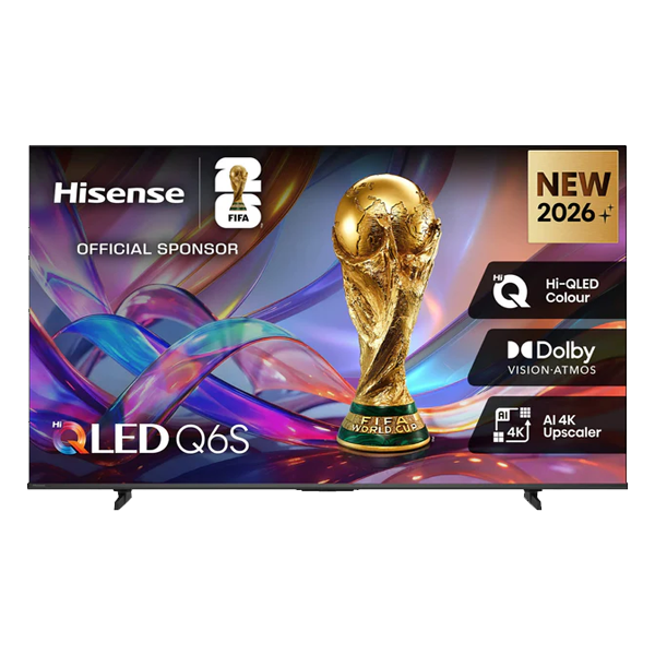 Hisense 75Q6S 75 Inch QLED 4K AI Smart TV (HISENSE75Q6S)