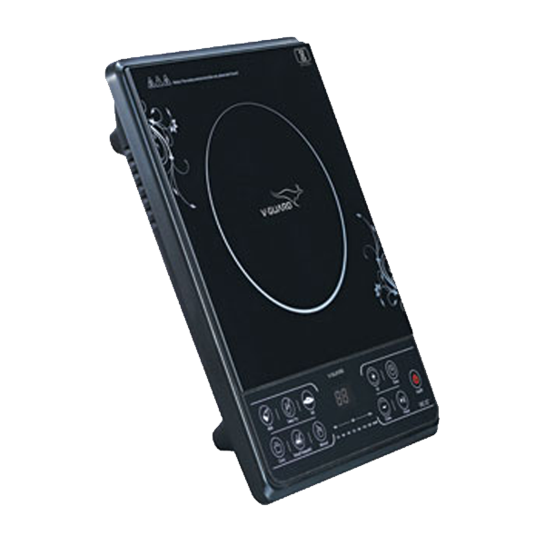 V-Guard VIC 07 1600W Black Induction Cooktop (INDCOOKVIC07V11600W)