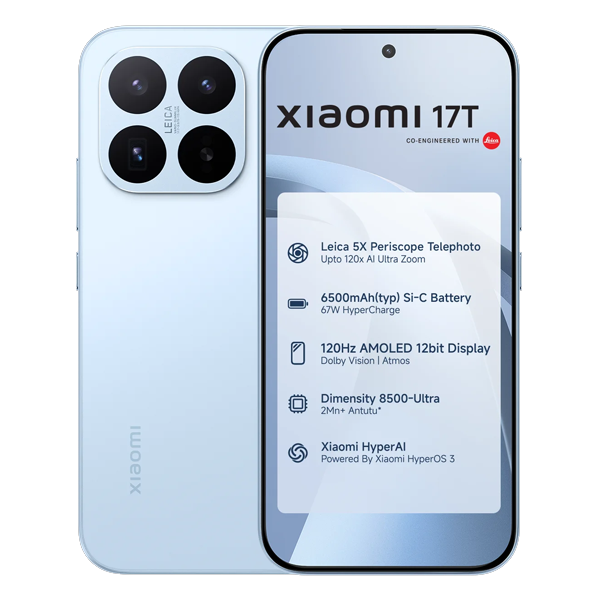 Xiaomi 17T 5G (12GB RAM, 512GB Storage, MI17T5G12512GB)