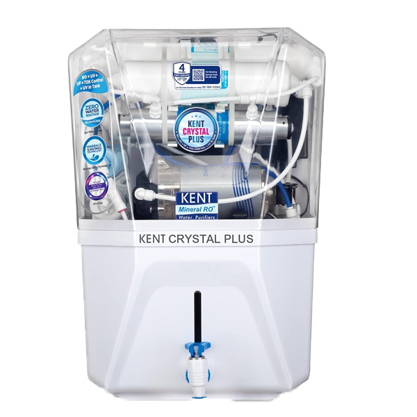 kent Crystal Plus 9.5 Ltr Water Purifier,White (CRYSTALPLUSALK)