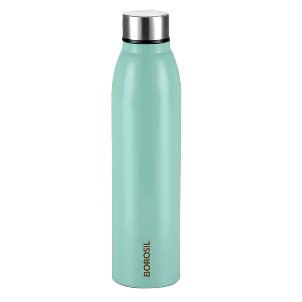 Borosil 950 ml Glacier Stainless Steel Water Bottle (Jade, BRSWBGLACIEJADE950ML)