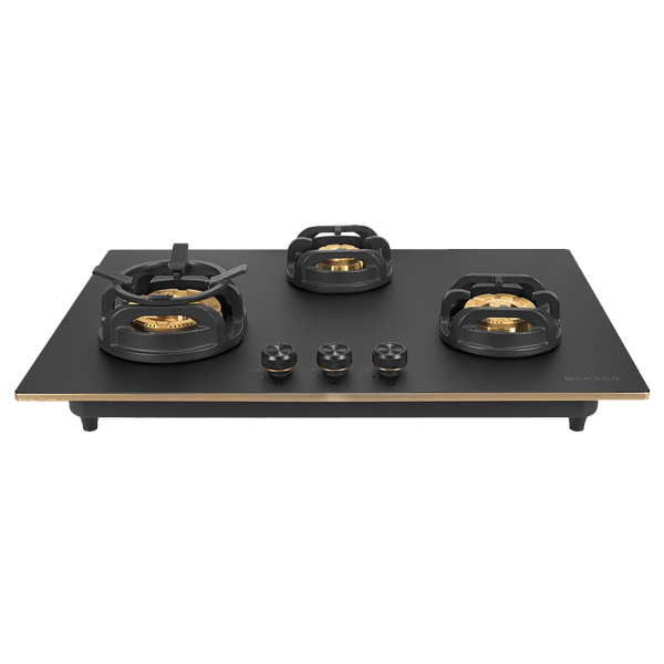 Faber 78 cm 3 Brass Burners VERONA HD 783 CI FFD AI Kitchen Hob (Black, VERONAHD783CIFFDAI)