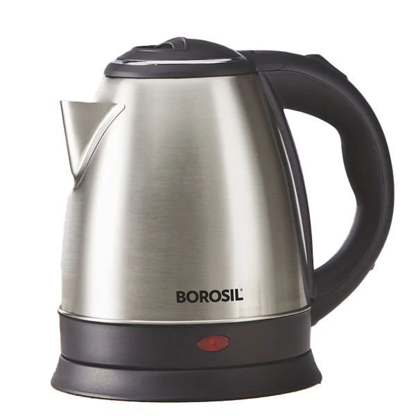Borosil Rio Stainless Steel 1350W Electric Kettle ((1.5L, BRSETKRIO1.5L)