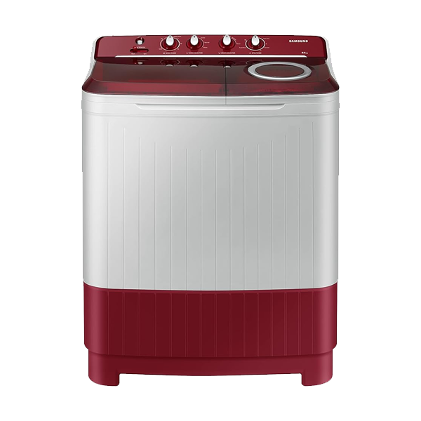 Samsung 8.5 Kg Semi Automatic Top Load Washing Machine Grey, Red (WT85B4200RR)