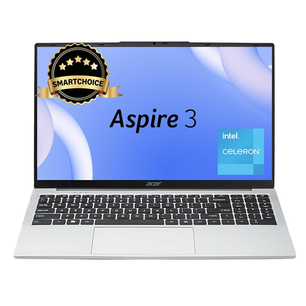 Acer Aspire 3 Laptop Intel Core Celeron N4500 Processor Laptop (8 GB LPDDR4X SDRAM/512 GB SSD/Win11 Home/38 WHR/HD Webcam) (ACERUN36FSI00RA32545)