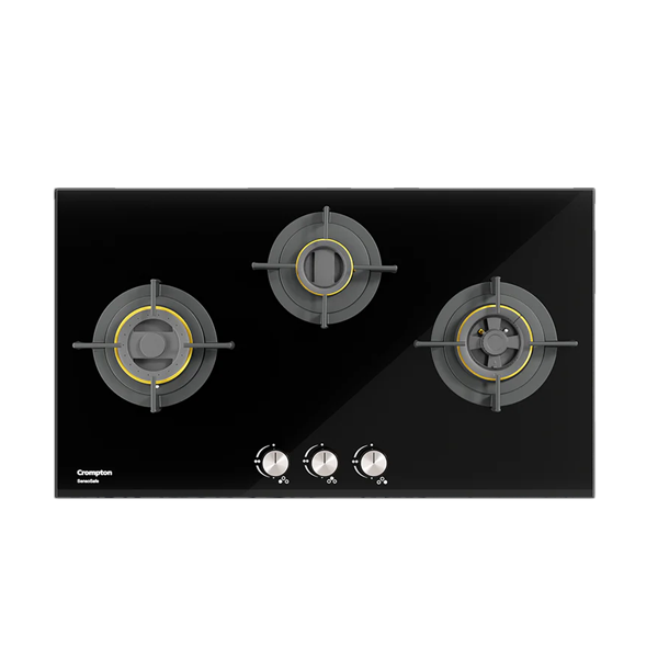 Crompton Hob Viona Plus 78 Cm 3 Burner (VPDC783MBL)
