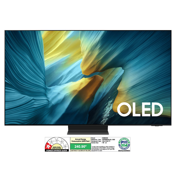 SAMSUNG S95H 165 cm (65 inch) OLED 4K Ultra HD Smart Tizen TV with Google Voice Assistant (QA65S95H)