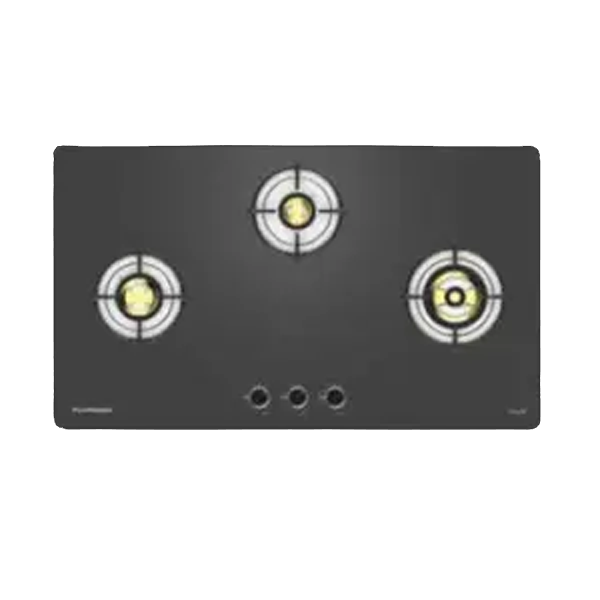 Pureflames Ray 90 3 Burner Gas Hob (RAY903B)