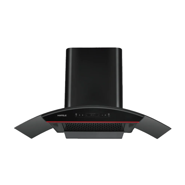 Hafele Renata Curved 90 - 90cm Wall Mounted Chimney with Auto Clean, Touch & Gesture Control (RENATACURVED90)