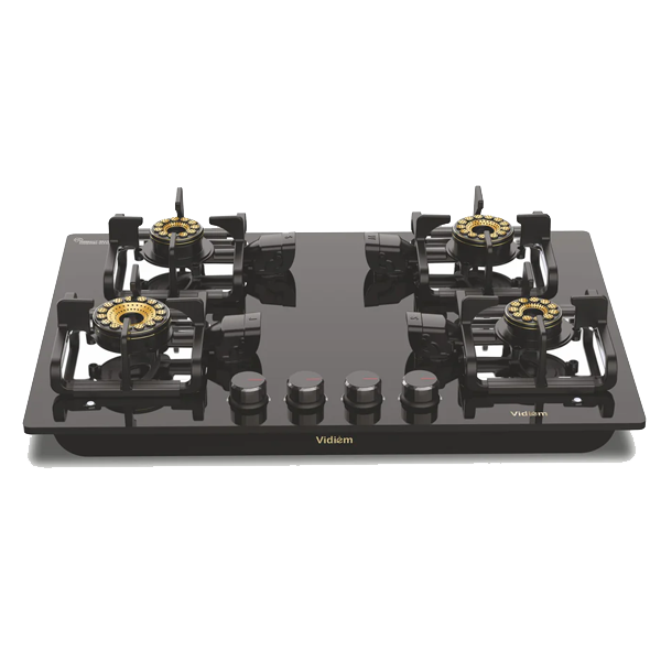 Vidiem Vogue V1 4-Burner Gas Cooktop (VIDIEMVOGUEV1GT4B)