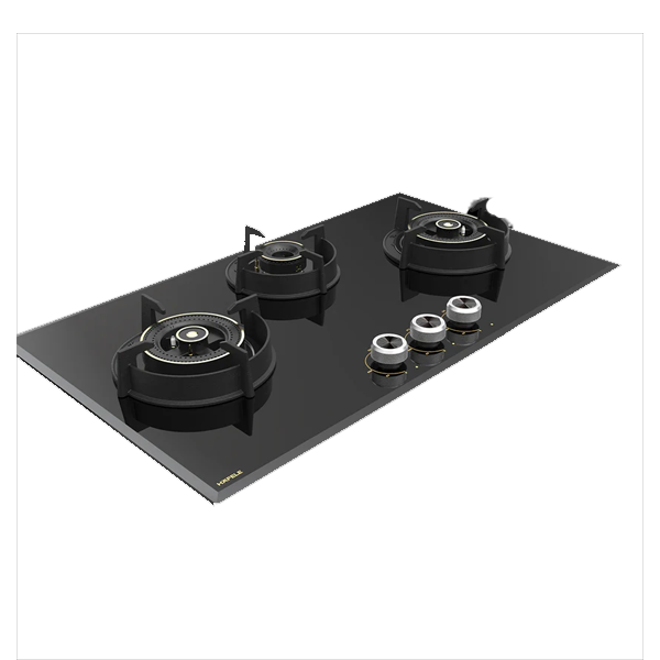 Hafele Altius FS 378 78 cm 3 Burner Built-In Hob with Full Brass Burners (ALTIUSFS378)