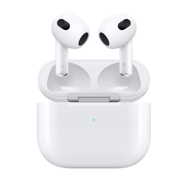 Apple AirPods 3 In-Ear Truly Wireless Earbuds with Mic (Bluetooth 5.0, Fast Charging, MME73HN/A, White) (APPLEAIRPODS3RDGEN)