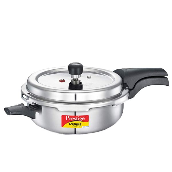Prestige 4Litr Deluxe Alpha Svachh Stainless Steel Pressure Cooker (4LSSDLXALPHASVACHH)