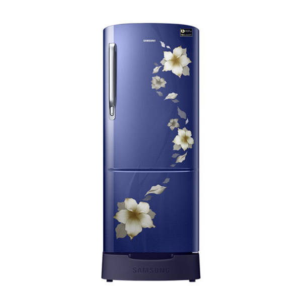 Samsung 192L 4 Star Single Door Refrigerator, Star Flower Blue (RR20M182ZU2)
