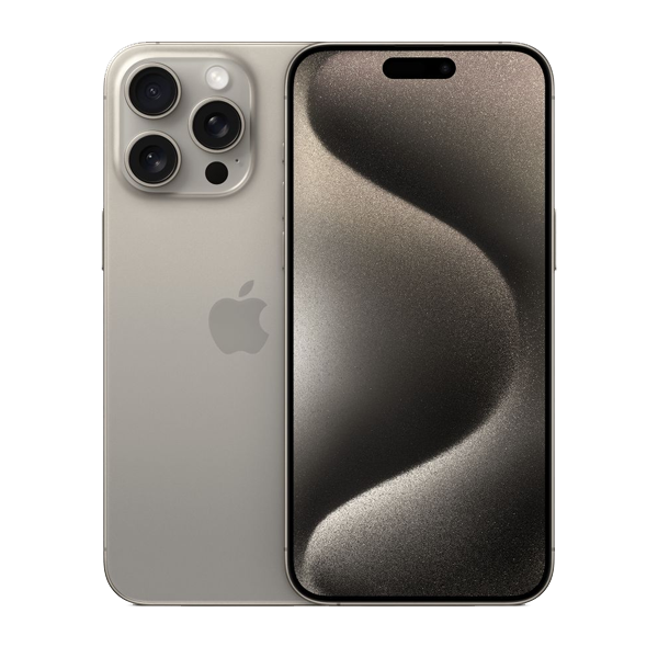 Apple iPhone 15 Pro Max (256GB, Natural Titanium, IP15PROMX256NTRMU793)