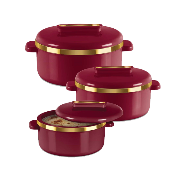 PREETHI GIFT MILTON CURVE JR 3PCS SET CASSEROLE (MILTONCURVEJR3PCSSET)