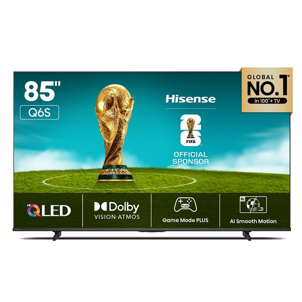 Hisense 215 cm (85 inch) 4K QLED TV (HISENSE85Q6S)