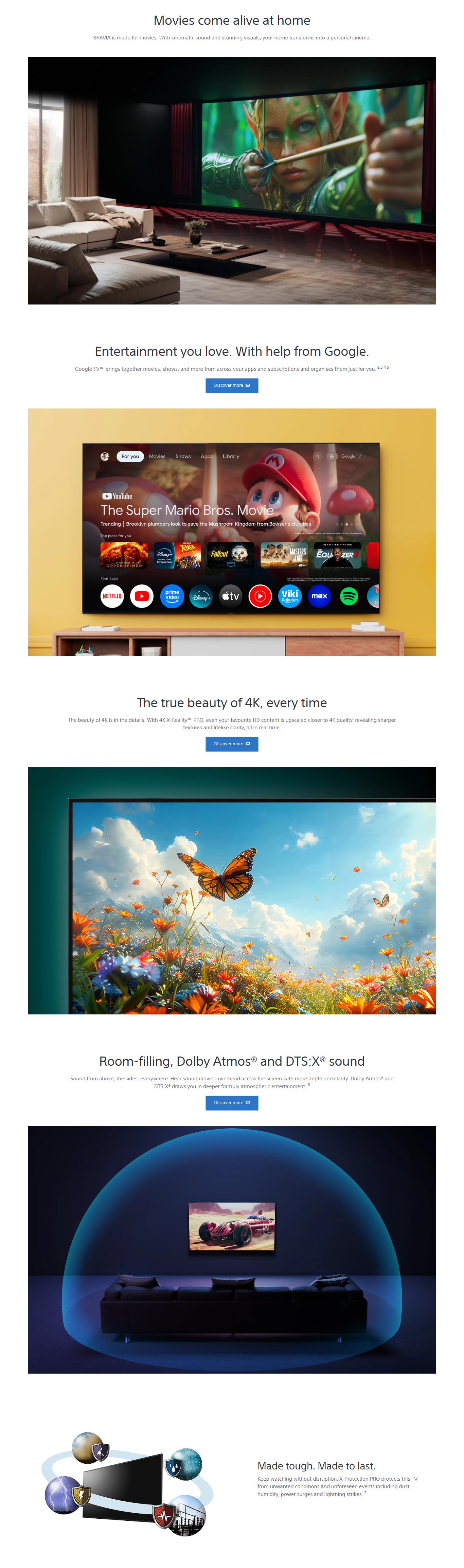 Sony  50 inches Ultra HD Smart LED TV (K50S22M2)