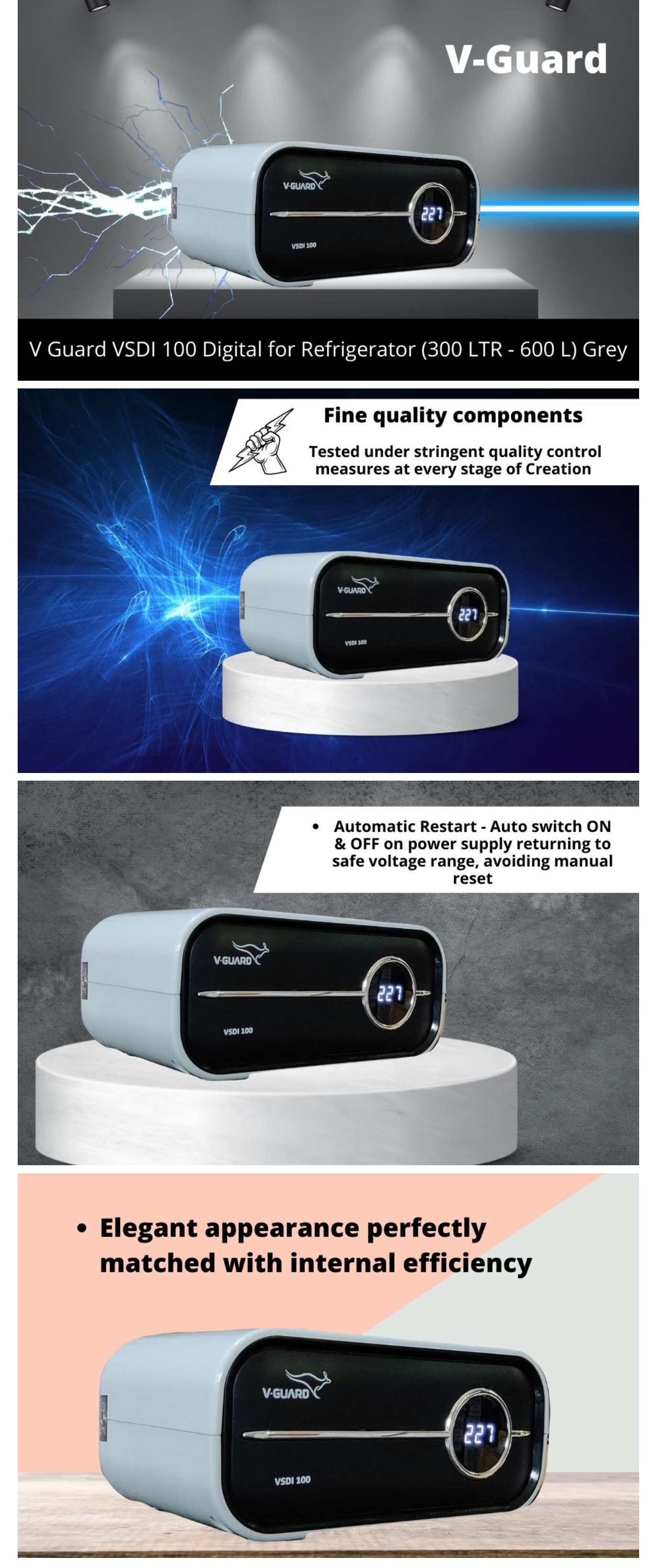 V-Guard VSDI 100 Digital for Single Booster Refrigenerator (VSDI100)