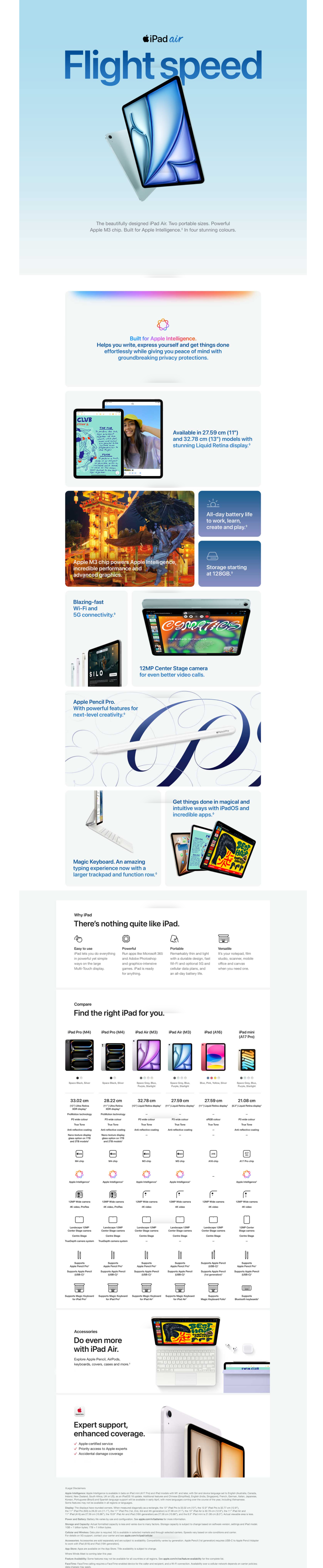 APPLE iPad Air M3 13-inch Wi-Fi + Cellular 256GB (2025, Space Grey, IPDA13M3WC256SGMCJ54)