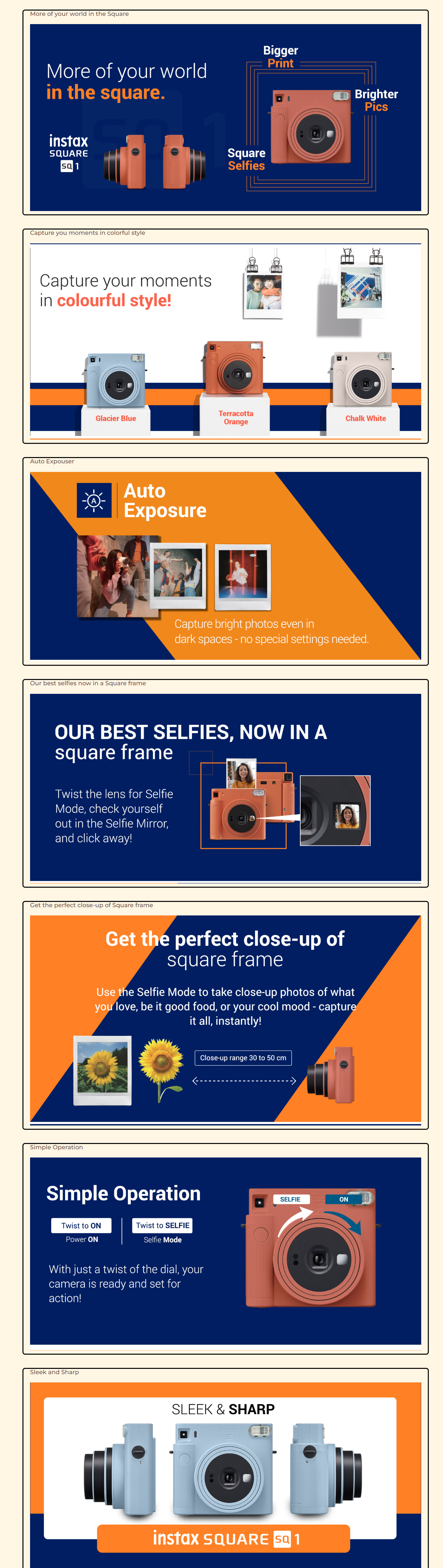 Fujifilm Instax SQ1 Starter Kit Camera (INSTAXSQ1STARTERKIT)