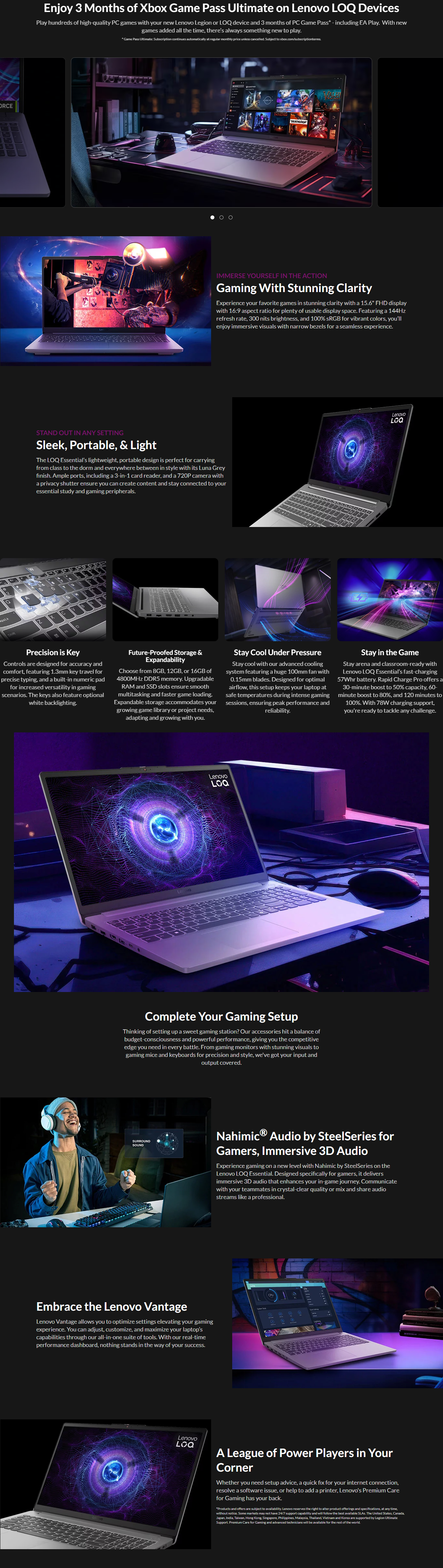 Lenovo LOQ Intel Core i7 12th Gen Core i7-12650HX 16 GB/512 GB SSD/Windows 11 Home (LENOVOLOQ83LK00D9IN)