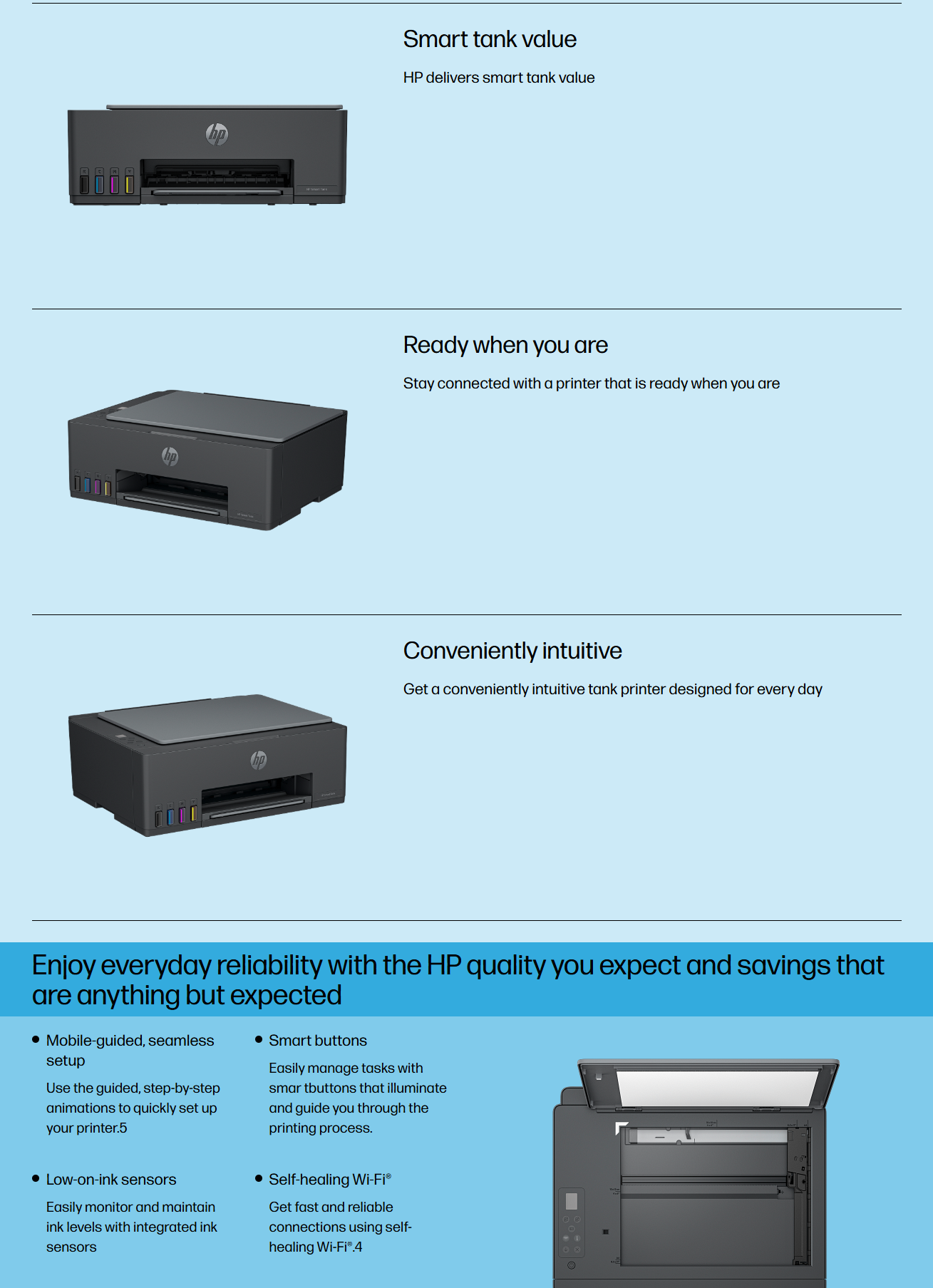 HP Smart Tank 584 All-in-One WiFi Colour Printer (Black, HP584AIOSMARTTANK)