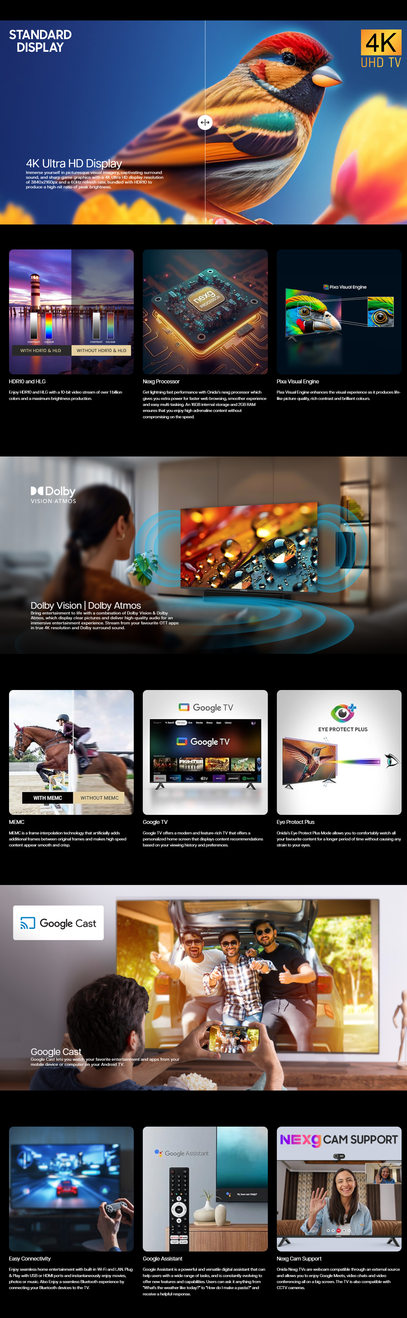Onida Nexg 43 Inch Full HD KY Rock Android TV (43FTI)