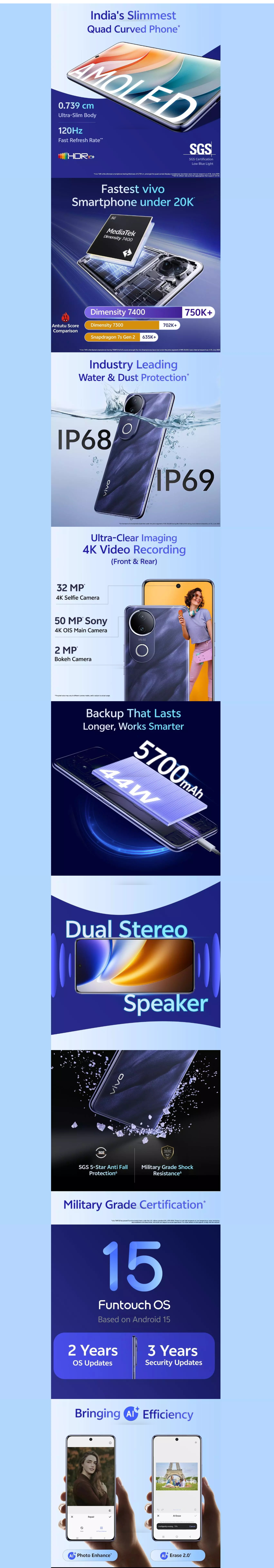 Vivo T4R 5G (12GB RAM, 256GB Storage, T4R12256GB)
