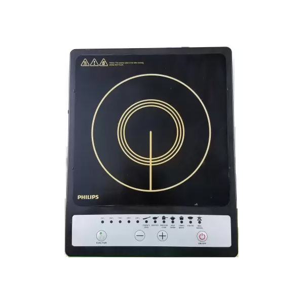 Philips Daily Collection 1500-Watt Induction Cooktop  (Black, Push Button) (INDCOOKHD4920)