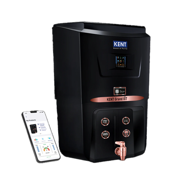 Kent Grand IoT RO Water Purifier RO+UV+UF+Alk+Cu+TDS Control+UV in Tank (GRANDIOTALKCU)