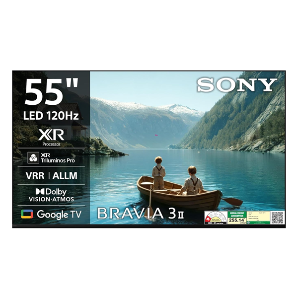 Sony 139 cm 55 inches Bravia 3II Ultra HD Smart LED Google TV (K55XR35M2)