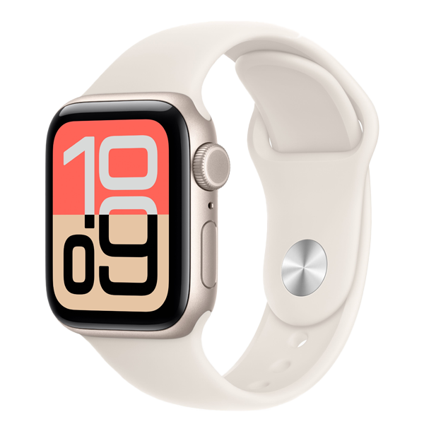 Apple Watch SE 3 GPS + Cellular 40mm Starlight Sport Band S/M (IWSE3CEL40STLALMEP64)