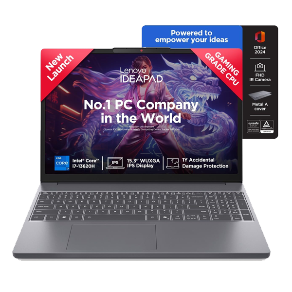 Lenovo IdeaPad Slim 3 13th Gen Core i7-13620H 15.3 Laptop 16GB RAM/512GB SSD/Win 11 (LENOVOIP83K1011BIN)