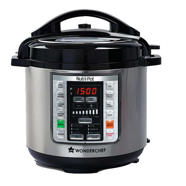 Wonderchef Nutri-Pot 3L Electric Pressure Cooker with 7-in-1 Functions (WCNUTRIPOT3L)