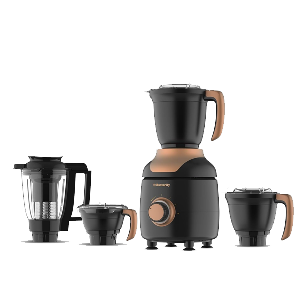 Butterfly Ziera Black 1000 Watt 4 Jars Mixer Grinder (23000 RPM, Black, ZIERABLACK1000W4JAR)